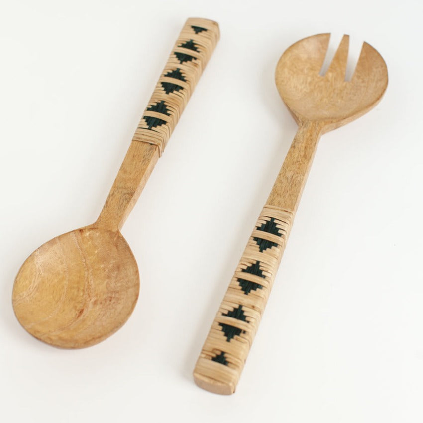 mango wood salad servers mango wood salad servers