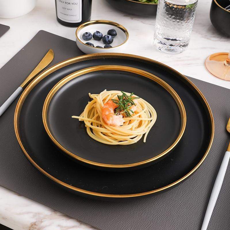 import placeholder for elegance noir ceramic plates and bowls 29951205 import placeholder for elegance noir ceramic plates and bowls 29951205