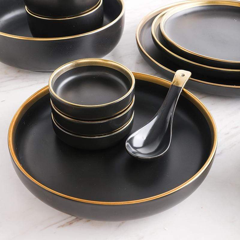 black ceramic dinnerware set black ceramic dinnerware set