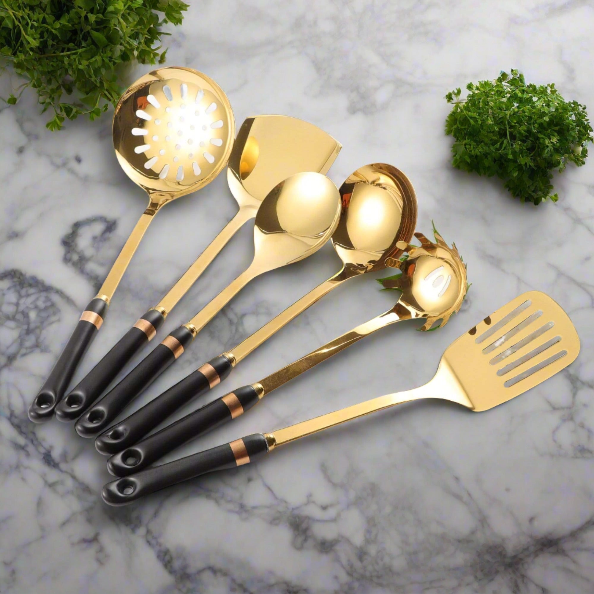 posh luxe ceramic utensil set black posh luxe ceramic utensil set black