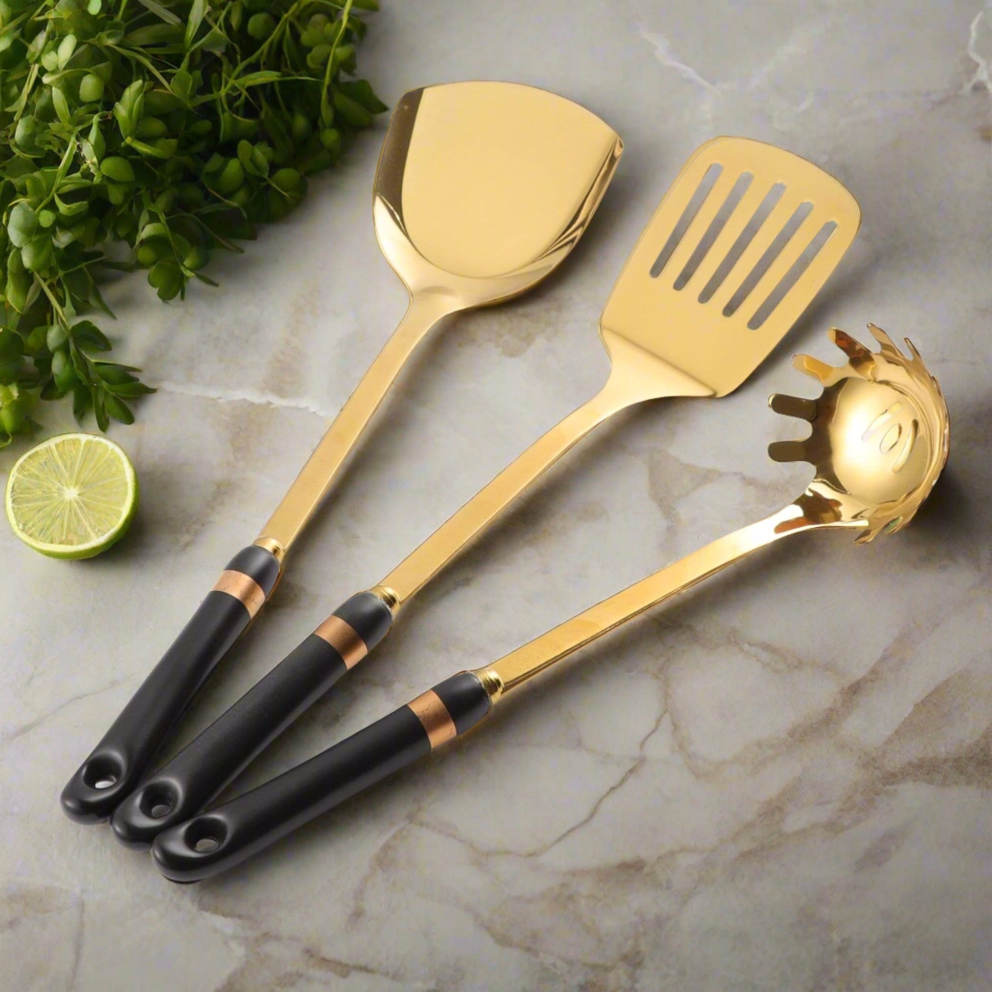 posh luxe ceramic utensil set black posh luxe ceramic utensil set black