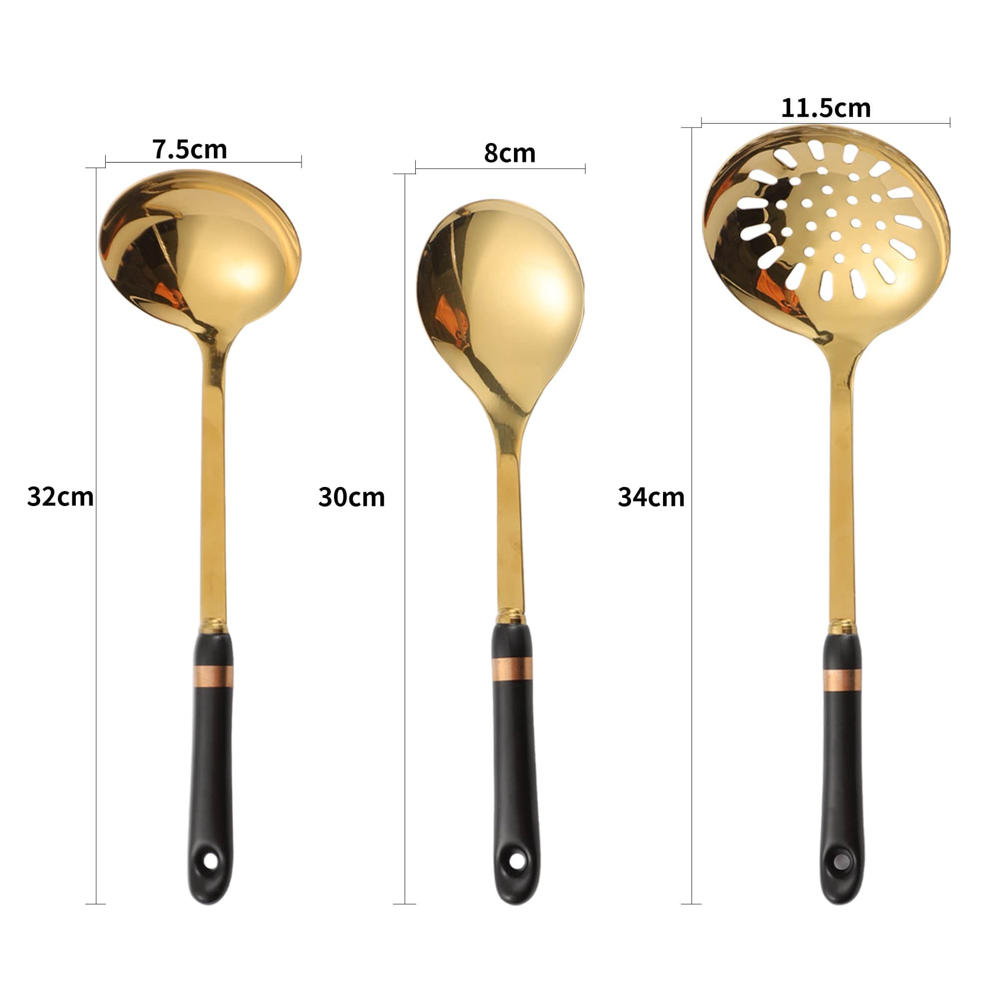 posh luxe ceramic utensil set black posh luxe ceramic utensil set black