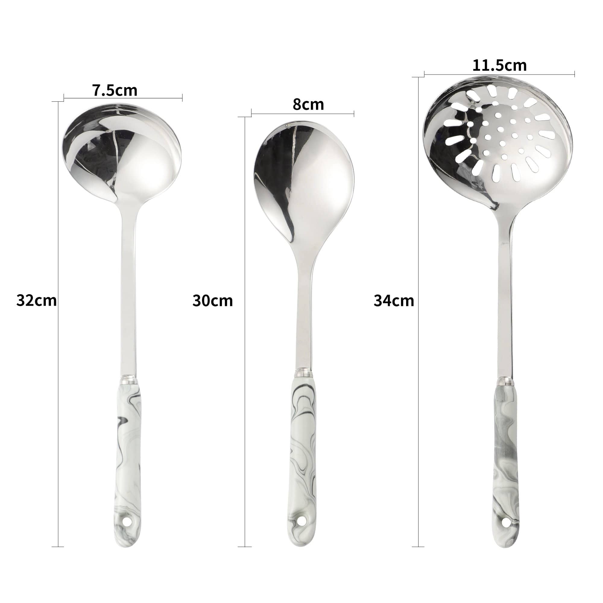 the marble kitchen utensil set the marble kitchen utensil set